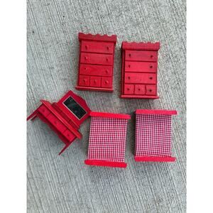 Dollhouse Furniture Lot Wood Greenbrier International Inc 1:12